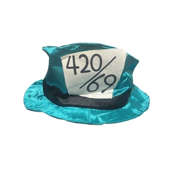 Leg Avenue Women's Tea Party Hostess accessories hat cape costume satin - Picture 7 of 7